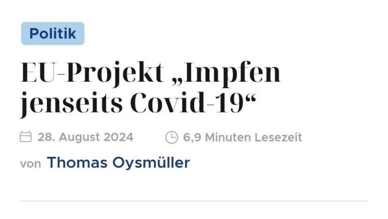 EL projekt “Vaktsineerimine pärast Covid-19”